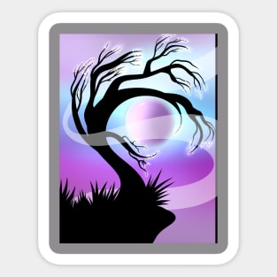 Whimsical Tree Sticker